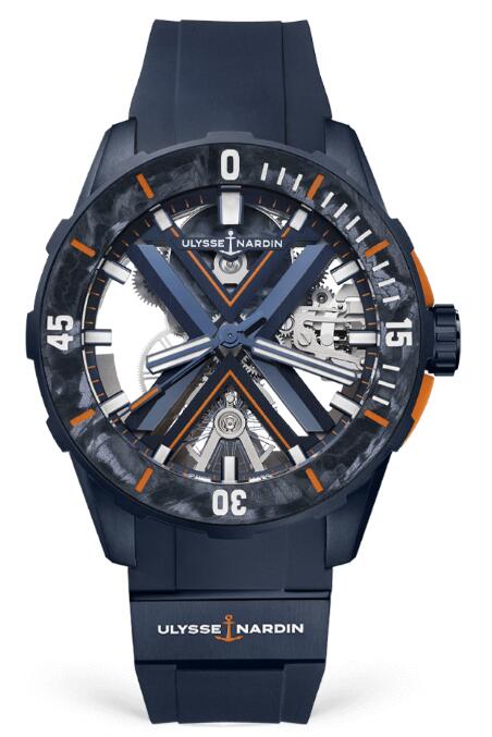Ulysse Nardin Diver X Skeleton 44mm Replica Watch Price 3723-170LE-3A-BLUE/3A